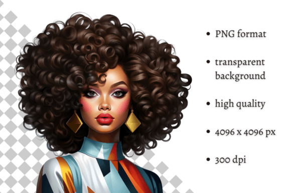 Download African American Ethnic Party Girl PNG - Africa Collection