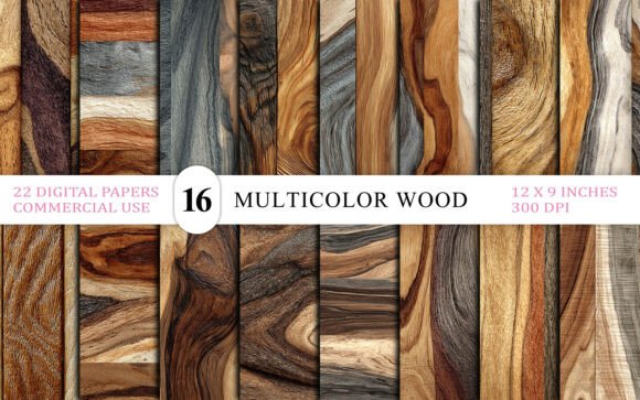 Download Natural Multicolor Wood Grain Texture - Premium Resources