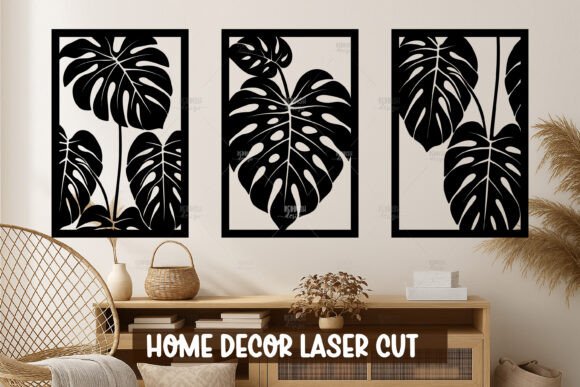 Download Monstera Set Wall Art SVG - Monstera Collection