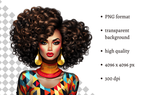 Download African American Ethnic Party Girl PNG - Africa Collection