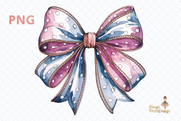 Download Purple &amp; Pink Gradient Bow Clipart PNG - Premium Bundle